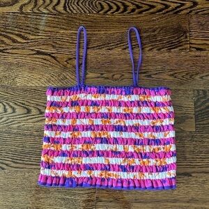 PRIMARK Multicolored Elastic Crop Top